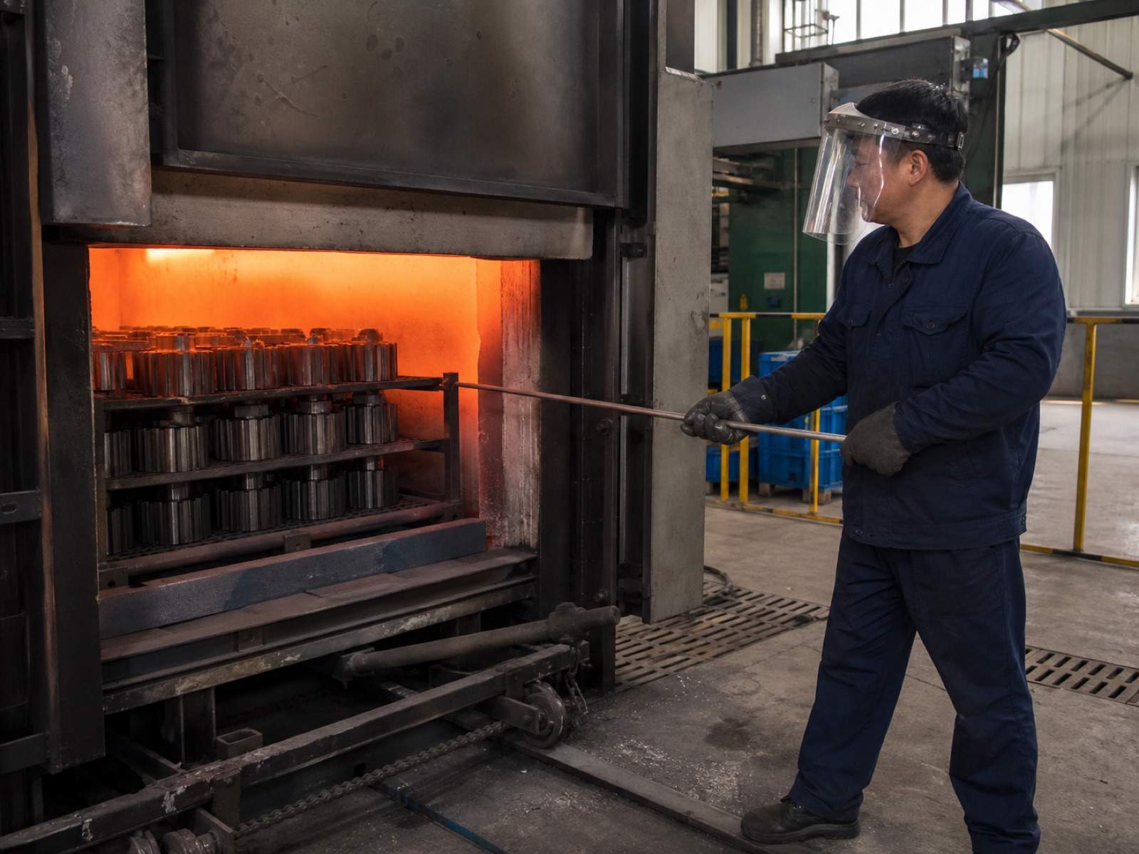 Heat-treatment process scene